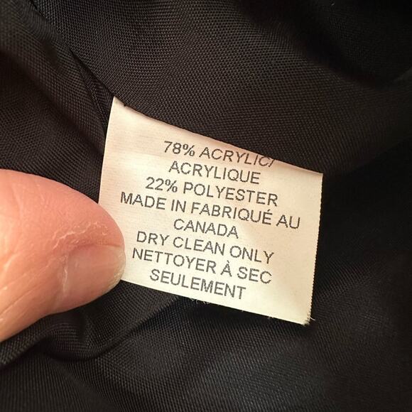 Vivian Shyu Black Embroidered Quilted Full Zip Jacket Blazer Glam Designer - Picture 4 of 9